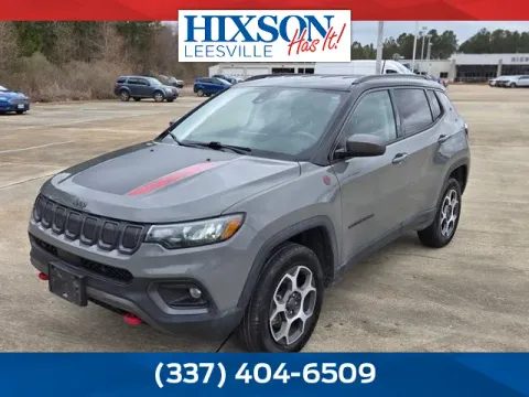 Gray 2022 Jeep Compass Trailhawk for sale in Leesville, LA