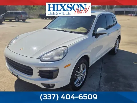 White 2017 Porsche Cayenne Platinum Edition for sale in Leesville, LA