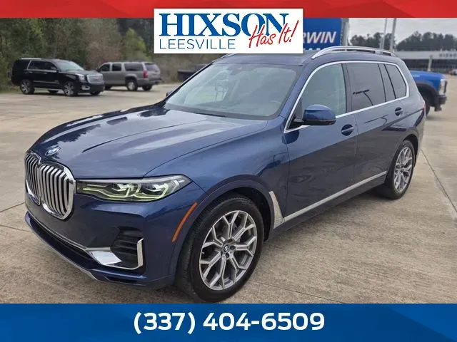 Blue 2019 BMW X7 xDrive40i for sale in Leesville, LA