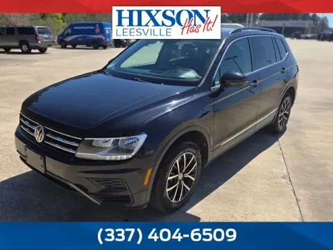 Black 2021 Volkswagen Tiguan 2.0T SEL for sale in Leesville, LA