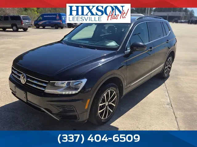 Black 2021 Volkswagen Tiguan 2.0T SEL for sale in Leesville, LA