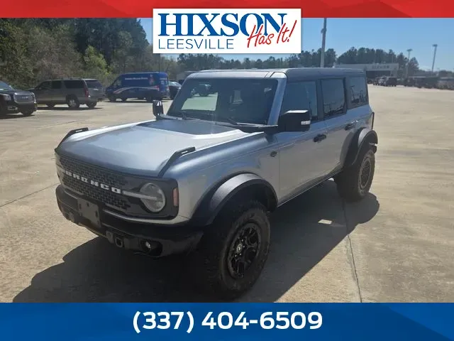 Silver 2023 Ford Bronco Wildtrak for sale in Leesville, LA