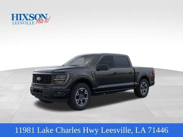 Black 2025 Ford F-150 STX for sale in Leesville, LA