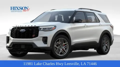 White 2025 Ford Explorer ST for sale in Leesville, LA