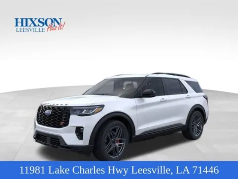 White 2025 Ford Explorer ST for sale in Leesville, LA