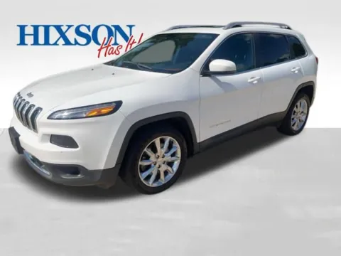 White 2015 Jeep Cherokee Limited for sale in Leesville, LA