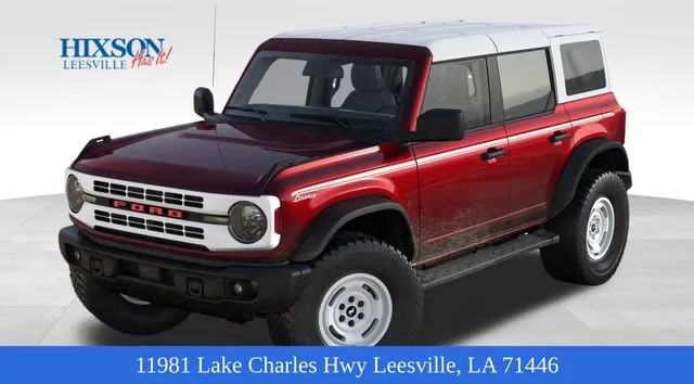 Red 2025 Ford Bronco Heritage Edition for sale in Leesville, LA