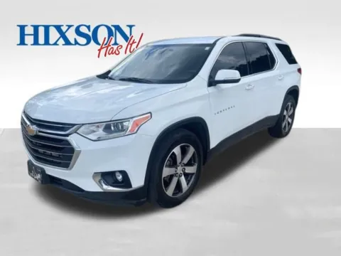 White 2019 Chevrolet Traverse LT Leather for sale in Leesville, LA