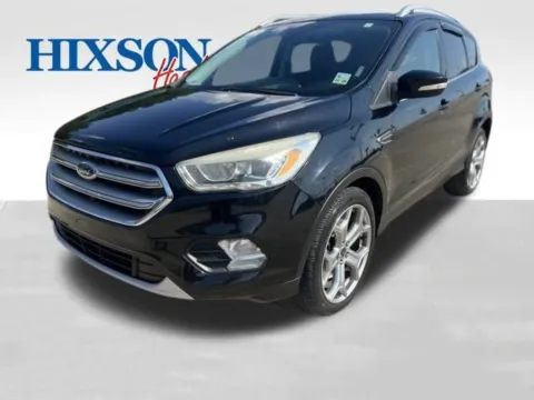 Black 2017 Ford Escape Titanium for sale in Leesville, LA