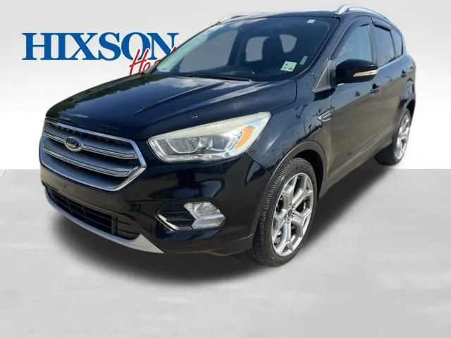 Black 2017 Ford Escape Titanium for sale in Leesville, LA