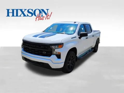 White 2024 Chevrolet Silverado 1500 Custom for sale in Leesville, LA