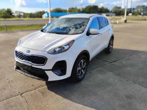 White 2021 Kia Sportage LX for sale in Leesville, LA