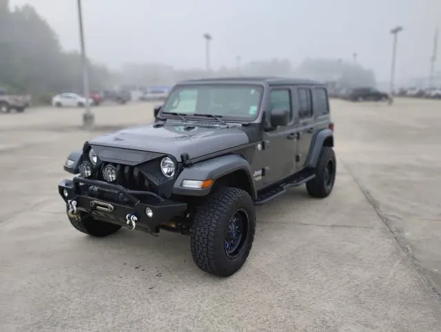 Gray 2021 Jeep Wrangler Unlimited Sport S for sale in Leesville, LA