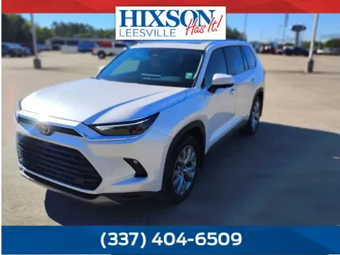White 2025 Toyota Grand Highlander Limited for sale in Leesville, LA