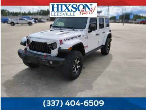 White 2022 Jeep Wrangler Unlimited Rubicon for sale in Leesville, LA
