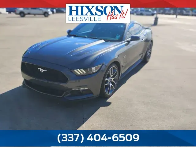 Gray 2015 Ford Mustang GT Premium for sale in Leesville, LA