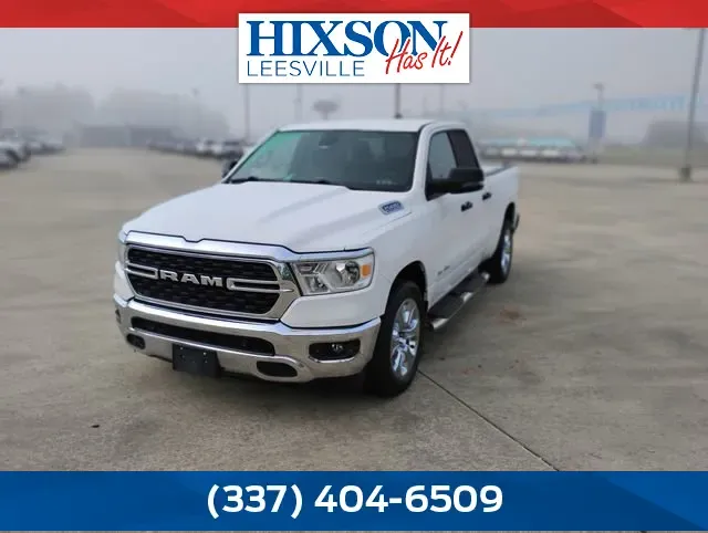 White 2023 Ram 1500 Lone Star for sale in Leesville, LA