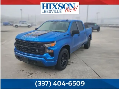 Blue 2023 Chevrolet Silverado 1500 Custom for sale in Leesville, LA