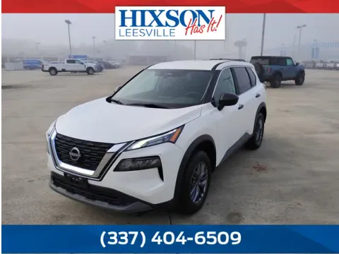 White 2023 Nissan Rogue S for sale in Leesville, LA