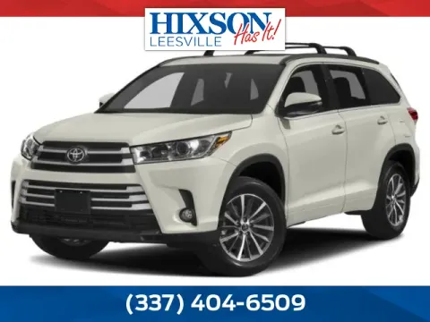 White 2019 Toyota Highlander for sale in Leesville, LA