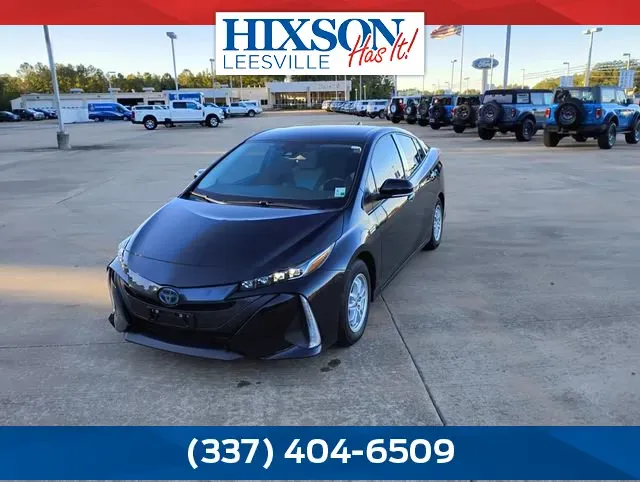 Black 2021 Toyota Prius Prime LE for sale in Leesville, LA