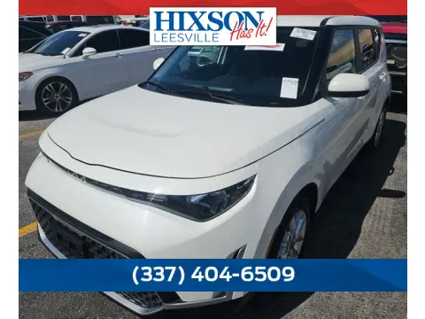 White 2023 Kia Soul LX for sale in Leesville, LA
