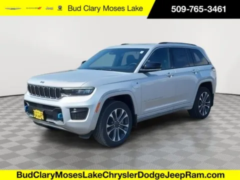 Silver 2023 Jeep Grand Cherokee 4xe Overland for sale in Moses Lake, WA