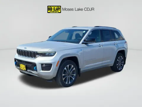 Silver 2023 Jeep Grand Cherokee Overland 4xe for sale in Moses Lake, WA