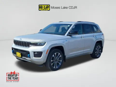 Silver 2023 Jeep Grand Cherokee Overland 4xe for sale in Moses Lake, WA