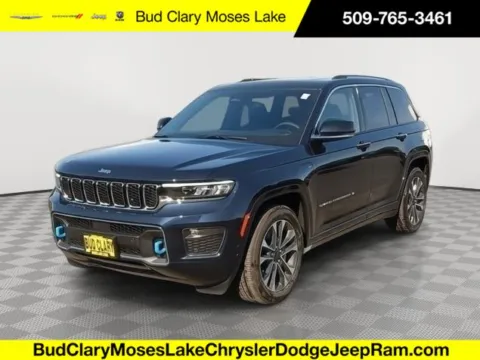 Blue 2023 Jeep Grand Cherokee 4xe Overland for sale in Moses Lake, WA