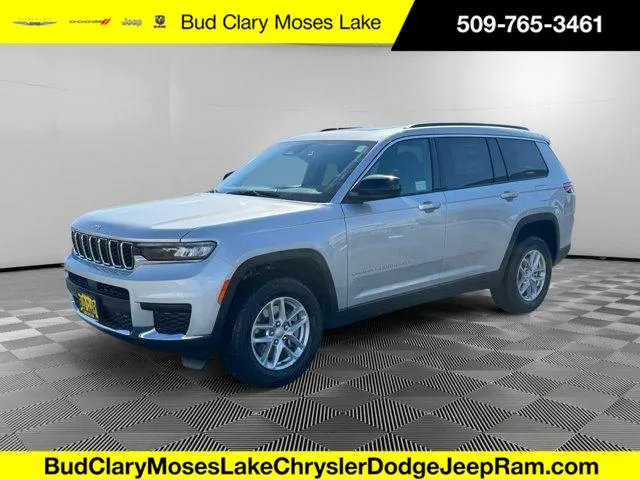 Silver 2025 Jeep Grand Cherokee L Laredo X for sale in Moses Lake, WA