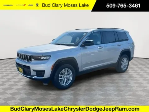 Silver 2025 Jeep Grand Cherokee L Laredo X for sale in Moses Lake, WA
