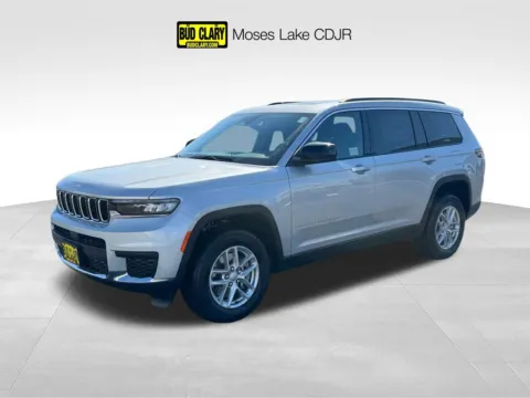 Silver 2025 Jeep Grand Cherokee L Laredo for sale in Moses Lake, WA