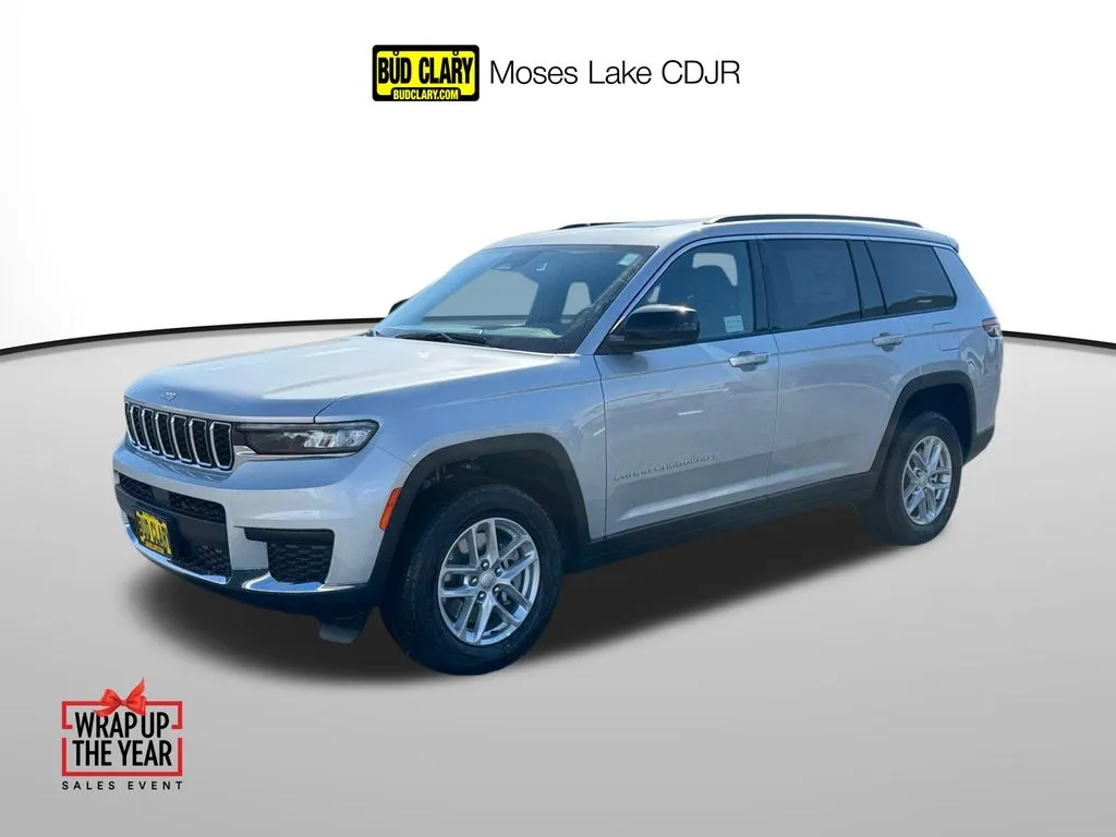 Silver 2025 Jeep Grand Cherokee L Laredo for sale in Moses Lake, WA
