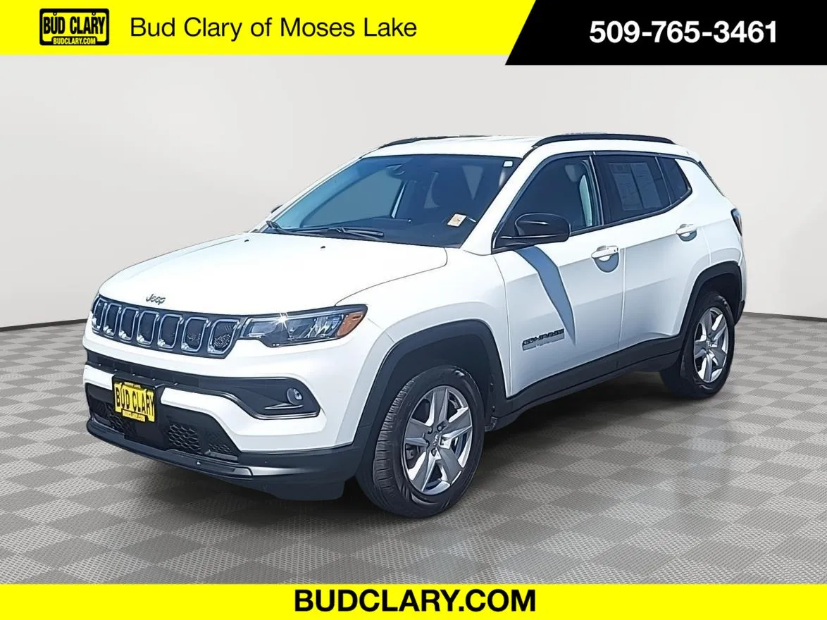 White 2022 Jeep Compass Latitude for sale in Moses Lake, WA