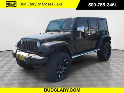 Black 2012 Jeep Wrangler Unlimited Sahara for sale in Moses Lake, WA