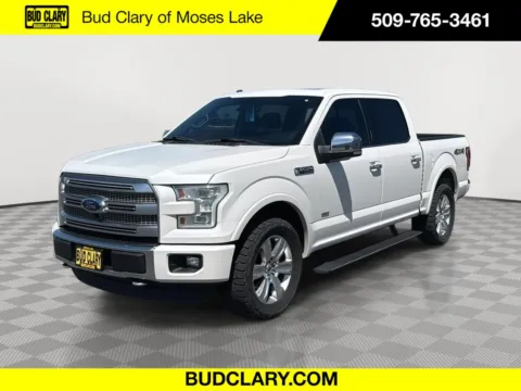 White 2016 Ford F-150 Platinum for sale in Moses Lake, WA