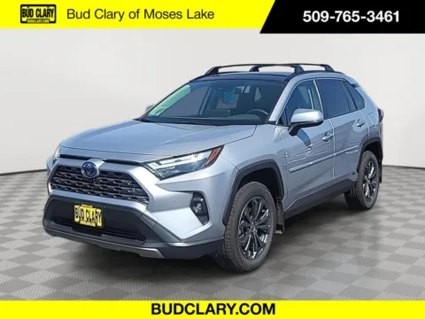 Silver 2024 Toyota RAV4 Hybrid Limited for sale in Moses Lake, WA