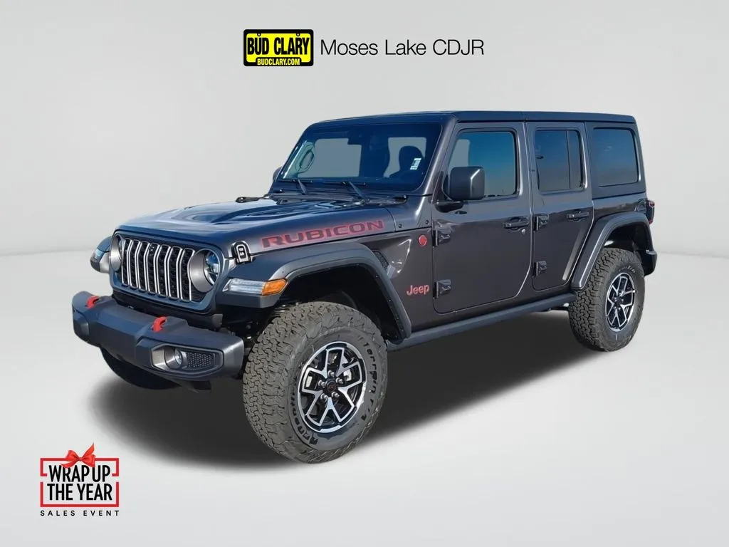 Gray 2025 Jeep Wrangler Rubicon for sale in Moses Lake, WA