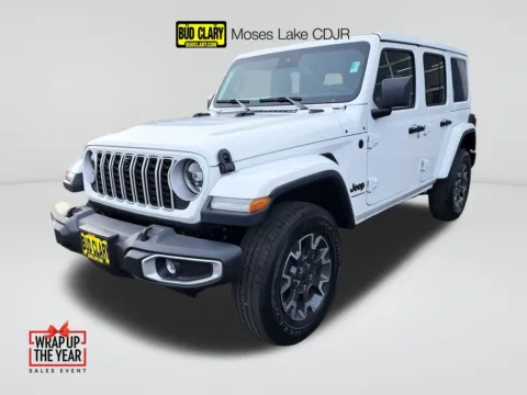 White 2025 Jeep Wrangler Sahara for sale in Moses Lake, WA