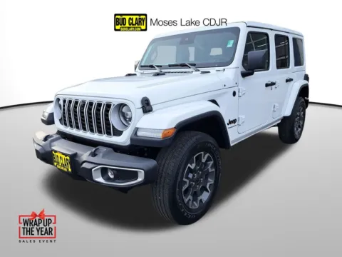 White 2025 Jeep Wrangler Sahara for sale in Moses Lake, WA