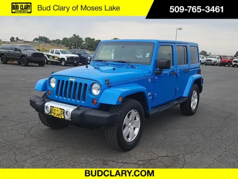 Blue 2011 JEEP WRANGLER UNLIMITED Sahara for sale in Moses Lake, WA