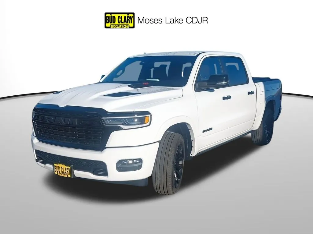 White 2026 Ram 1500 Limited for sale in Moses Lake, WA