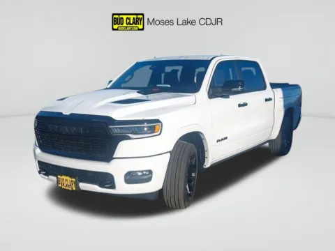 White 2026 Ram 1500 Limited for sale in Moses Lake, WA
