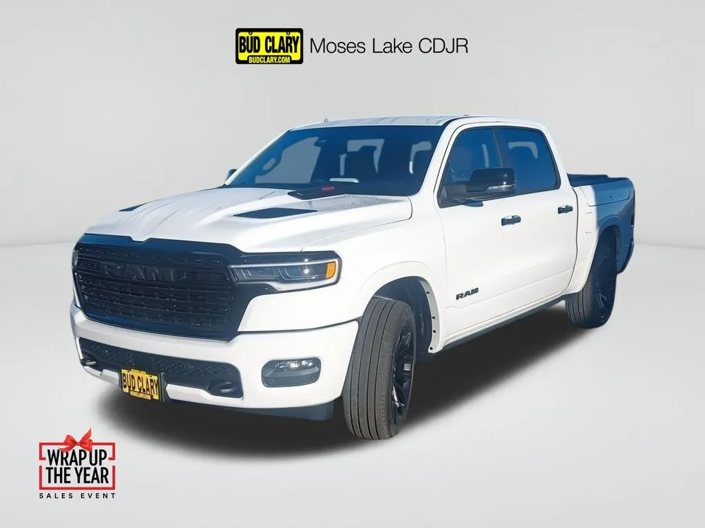 White 2026 Ram 1500 Limited for sale in Moses Lake, WA