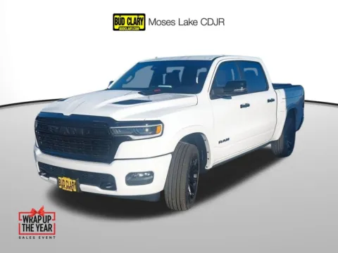 White 2026 Ram 1500 Limited for sale in Moses Lake, WA