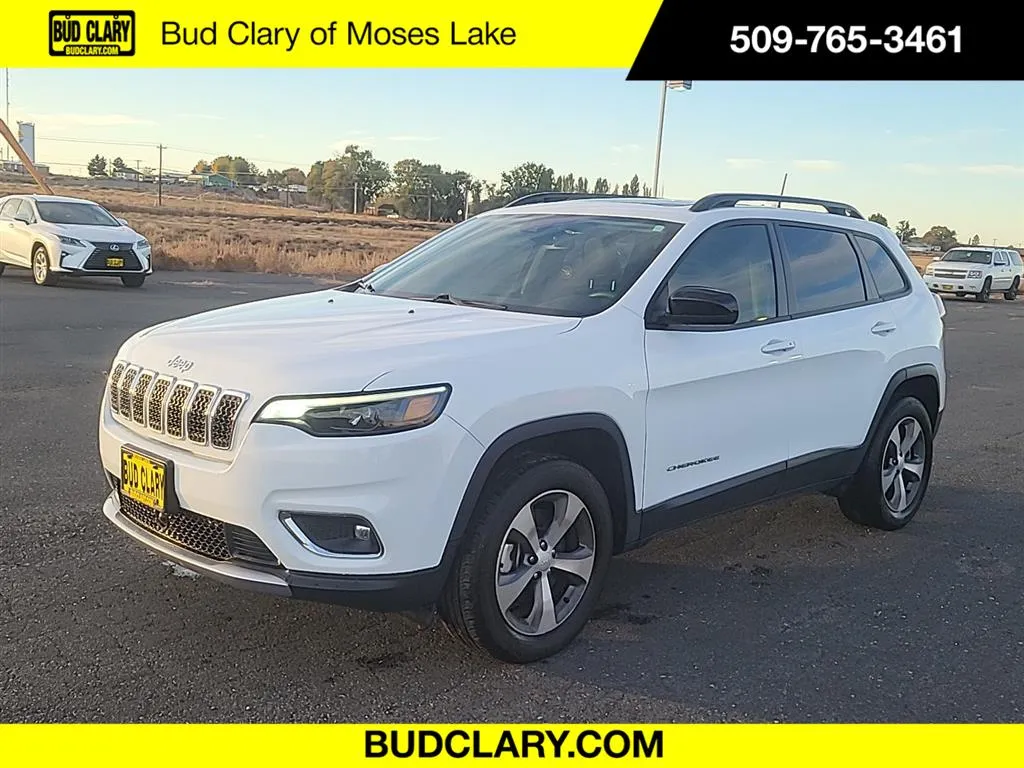 White 2022 Jeep Cherokee Limited for sale in Moses Lake, WA