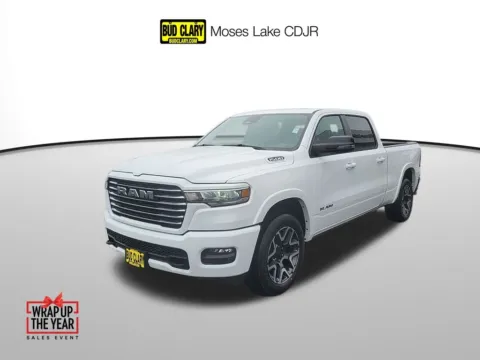 White 2026 Ram 1500 Laramie for sale in Moses Lake, WA