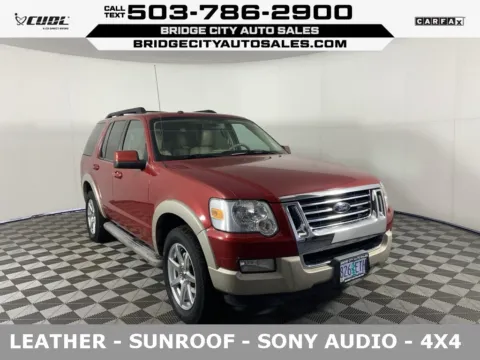 Red 2010 Ford Explorer Eddie Bauer for sale in Milwaukie, OR