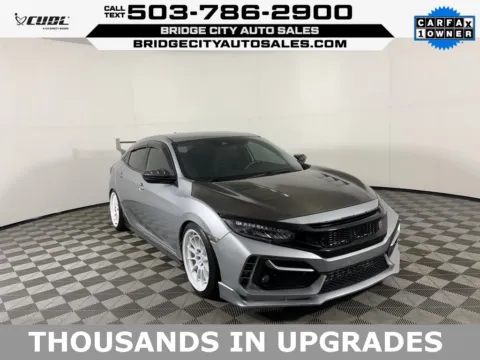 Silver 2021 Honda Civic Hatchback Sport for sale in Milwaukie, OR